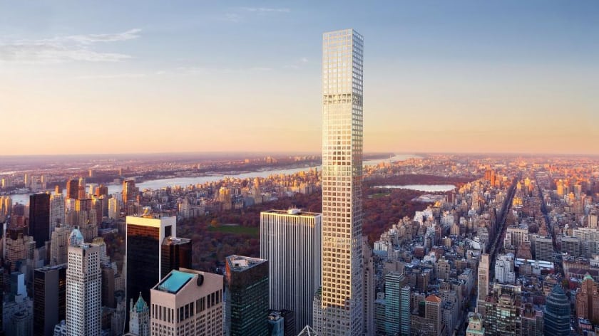 Most Expensive Penthouses - 432 Park Avenue Penthouse, New York – $95 Million